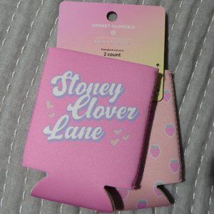 NEW Stoney Clover Lane 2-Count Drink Sleeve ~ TARGET ~ Pink / Strawberries